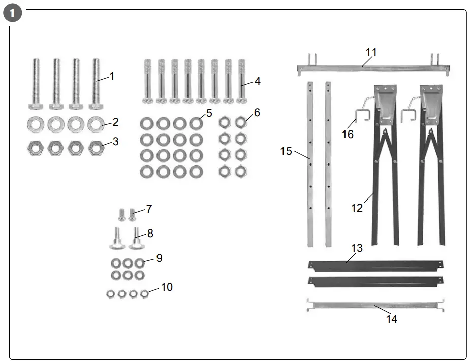 Hard Head 023863 Work Trestle - Fig 1