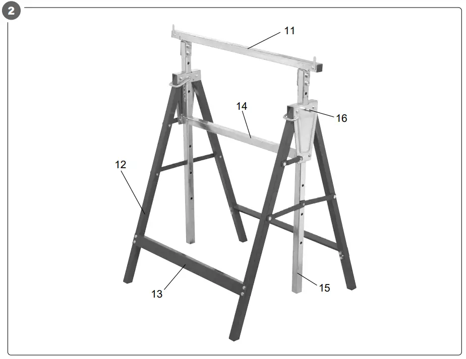 Hard Head 023863 Work Trestle - Fig 2