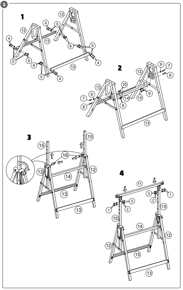 Hard Head 023863 Work Trestle - Fig 3