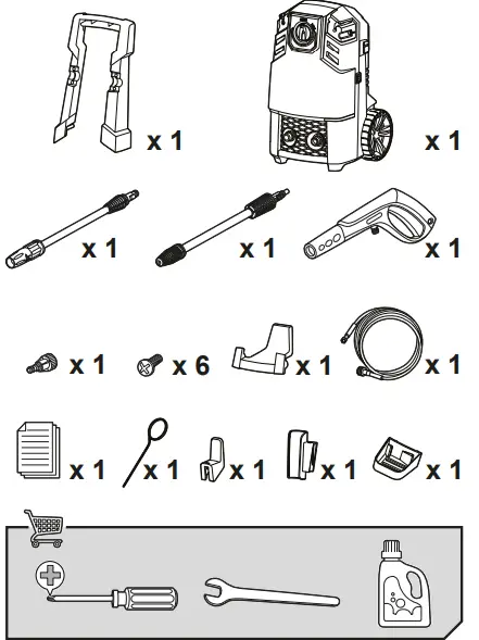 RYOBI RPW120B 1800W High Pressure Cleaner - 22