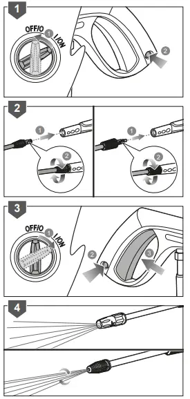 RYOBI RPW120B 1800W High Pressure Cleaner - 32