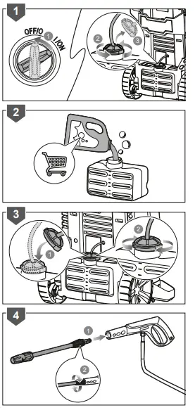 RYOBI RPW120B 1800W High Pressure Cleaner - 34