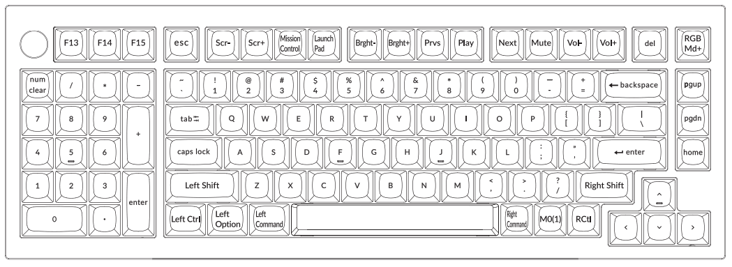 Keychron Q12 QMK Custom Mechanical Keyboard - fig 13