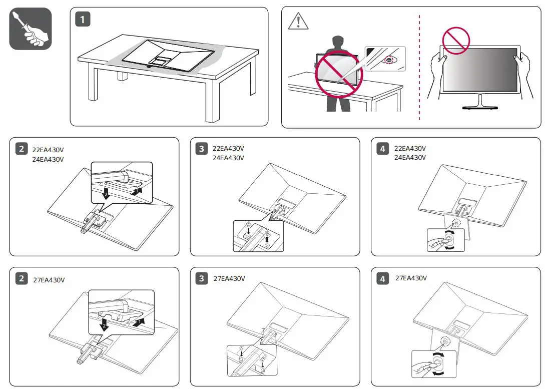 LG 22EA430V LED LCD Monitor User Manual - How to use
