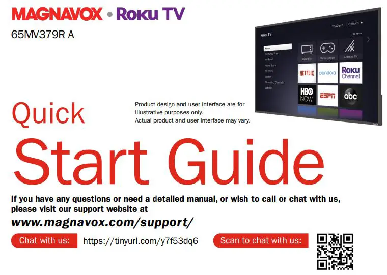 MAGNAVOX 65MV379R Roku TV User Guide