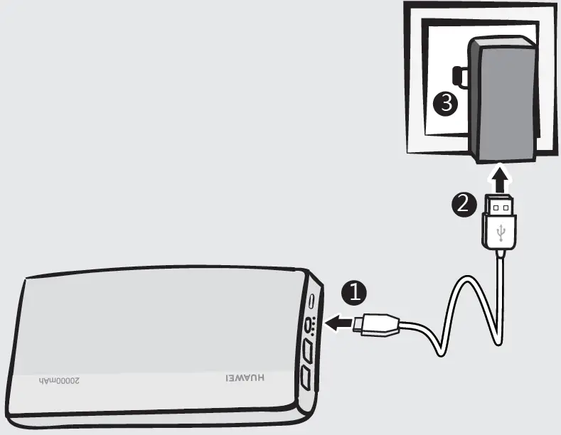 charging the power bank 1