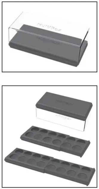 Pelgrim PKVO3082 Undercounter Refrigerator with Freezer - MultiBox