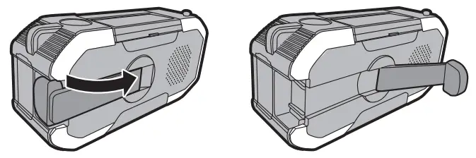KAYINOW DF-580B Bluetooth Wireless Speaker FM Radio - port cover1