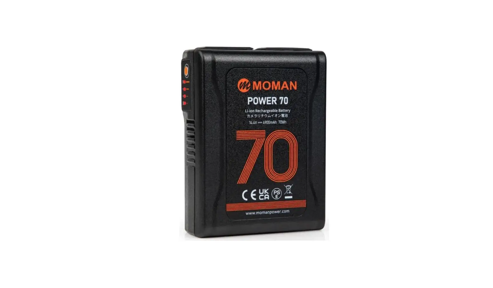 Moman Power 70 V Mount Li Ion Rechargeable Battery User Manual