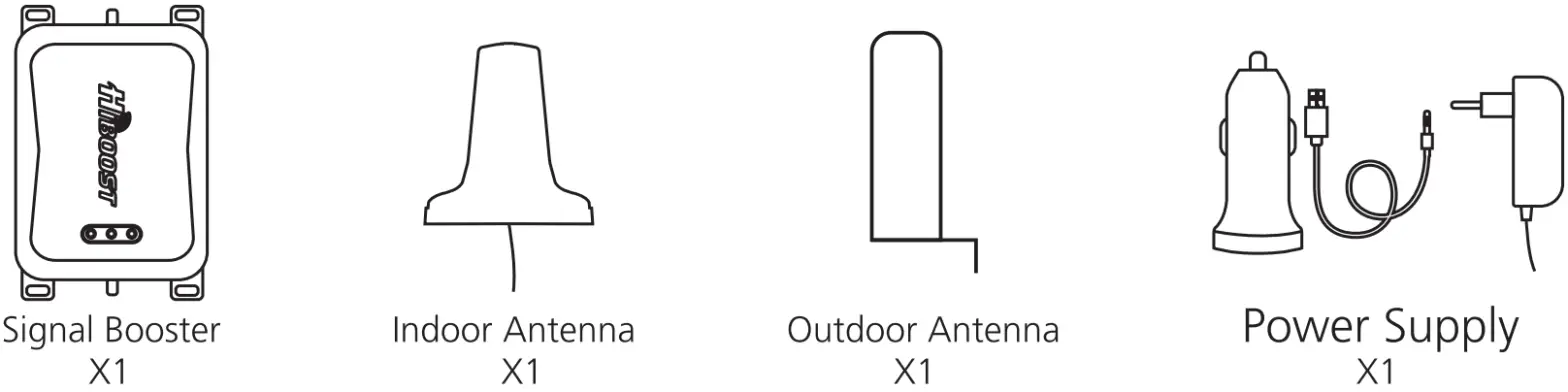 HiBOOST C27G-5S-RV Travel 4G LTE Vehicle Cell Signal Booster - Fig 1