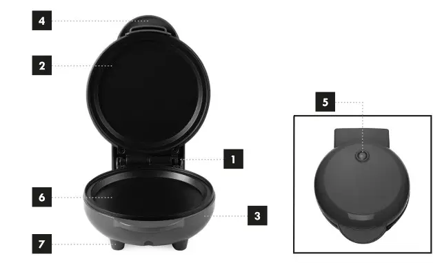 PROGRESS EEK220740 Mini Snack Maker