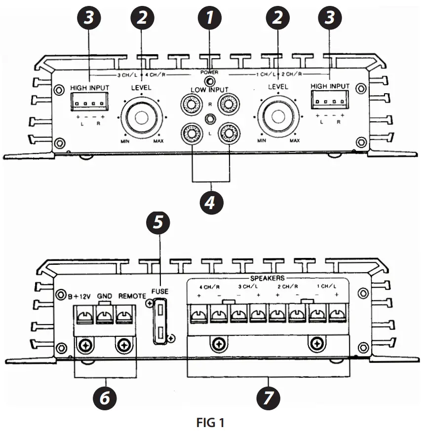 PYLE Elite Series Waterproof Marine Amplifier -fig