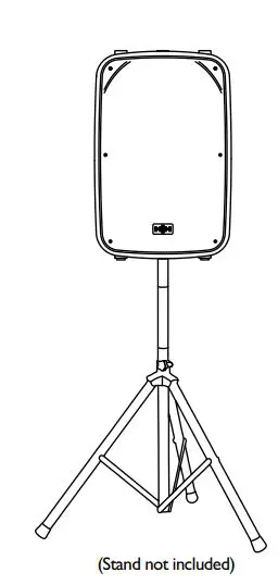 HH ELECTRONICS VRE-12G2 Full Range Passive Loudspeaker User Manual - Stand