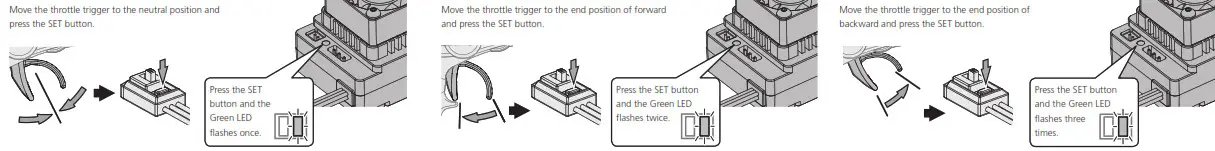 HOBBYWING XR10 Pro Xerun Stock Spec V4 Sensored- Set throttle range 2
