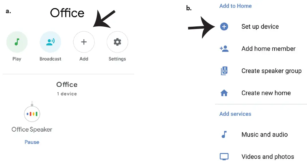 GOOGLE HOME SETTINGS 1