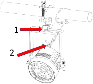 Magmatic Prisma PAR 20 - CLAMP INSTALLATION