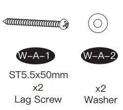 PERLESMITH PSDSK2-1 Floating Wall Mounted Shelf -Wall Kits
