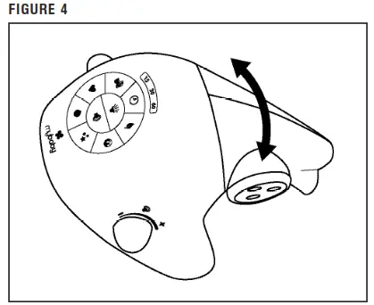Homedics MYB-S350 SoundSpa Slumber Whale Sounds and Projection Instruction - FIGURE 4