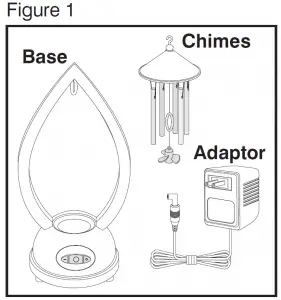 Homedics WC-100 Indoor Wind Chimes Envirascape Soothing Chimes Instruction Manual and Warranty Information