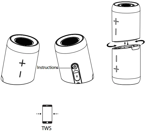 CHAMPION SBT340 Stereo Bluetooth Speaker-master