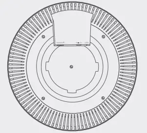 tp-link EAP660 AX3600 Wireless Dual Band-Rear Panel