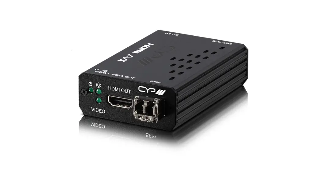 Cyp Avx-101f-tx Uhd/hdmi Over Fiber Transmitter User Manual Cyp Avx-101f-tx Uhd/hdmi Over Fiber Transmitter User Manual