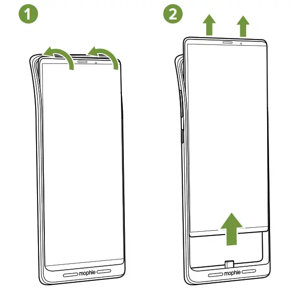 mophie Juice Pack Samsung Galaxy Note9- top