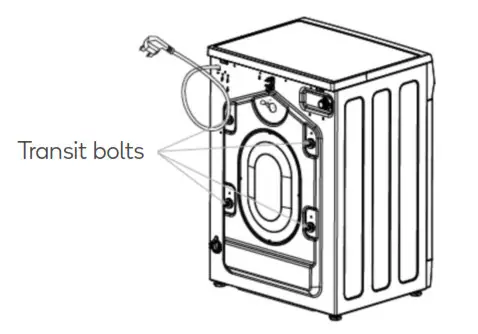 Kogan Series 7 Front Load Washing Machine - Removing transit bolts