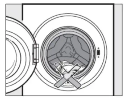 Put clothes into washer
