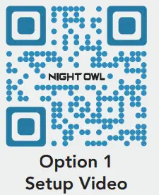 NIGHT OWL WNIP-8LTA-BS WIFI Camera- Option 1