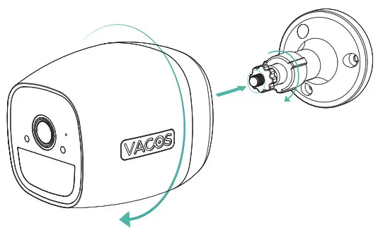 20210707 Vacos Cam and IR Version-camera to the bracket