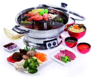 MAXIM MEHP1350 Kitchen Pro Electric Hot Pot