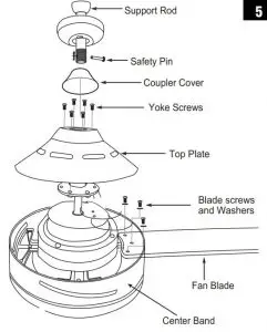 FIG 9 FAN INSTALLATION INSTRUCTIONS