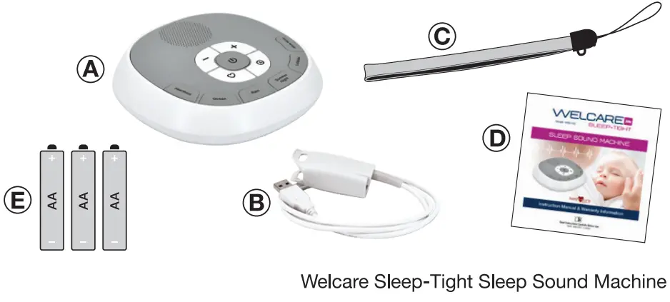 WELCARE WSS100 Sleep Tight Sleep Sound Machine - fig