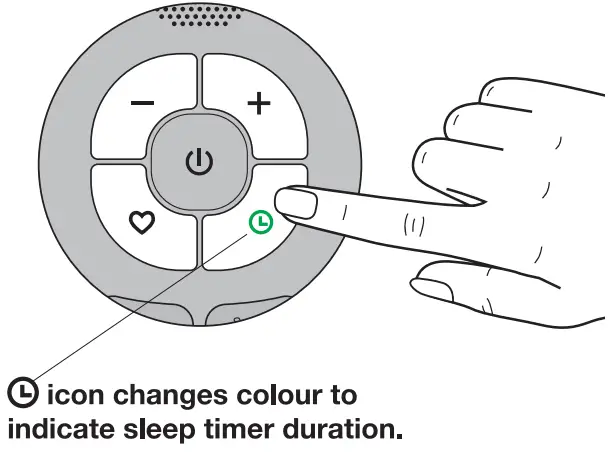 WELCARE WSS100 Sleep Tight Sleep Sound Machine - timer