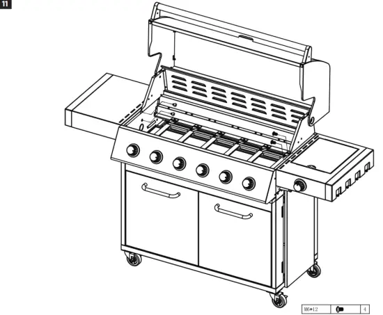 Burns Barkles 010376 Gas Grill - fig11
