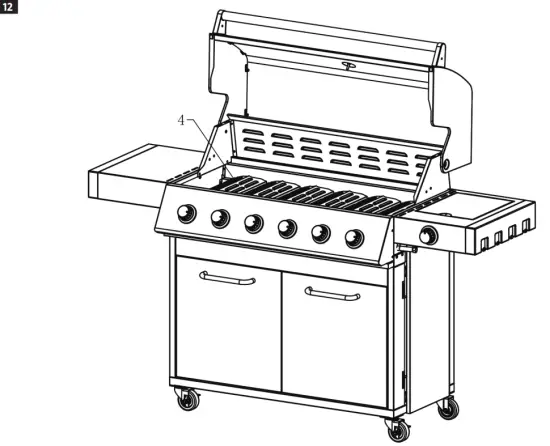 Burns Barkles 010376 Gas Grill - fig12