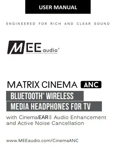 MEE audio Bluetooth Wireless Media Headphones