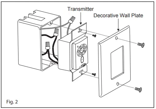 INSTALLING THE WALL CONTROL