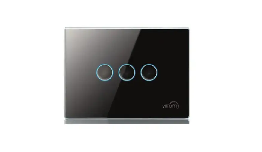 Vitrum Design 0ke050t10 Ip Touch Panel 5” Bianco Nero Knx Instructions