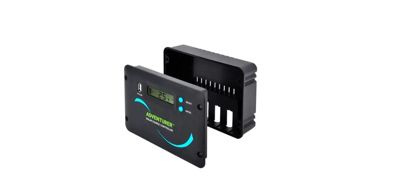 Renogy Adventurer 30a Pwm Version 2.1 Flush Mount Charge Controller W-lcd Display Instruction Manual