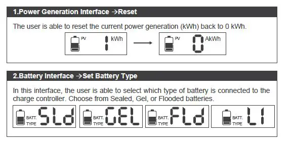 RENOGY Adventurer 30A PWM Version 2.1 Flush Mount Charge Controller w-LCD Display fig 19