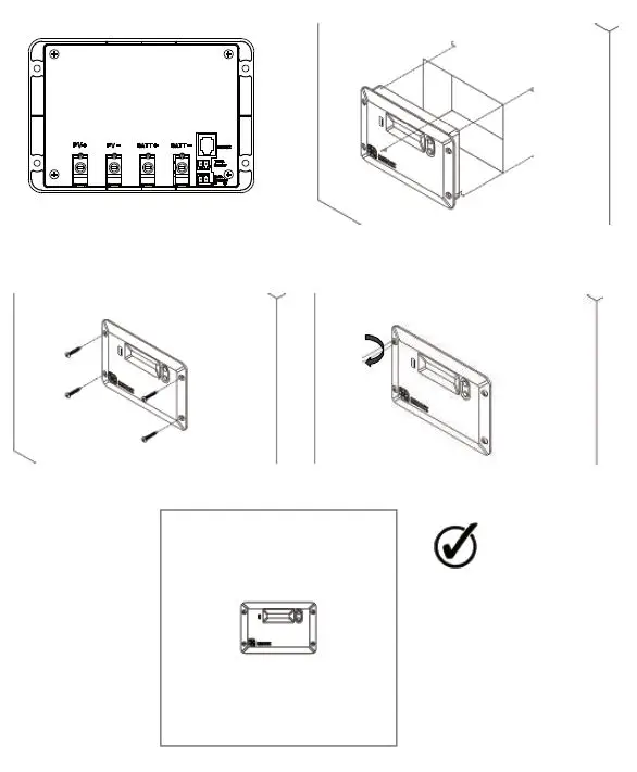 RENOGY Adventurer 30A PWM Version 2.1 Flush Mount Charge Controller w-LCD Display fig 9