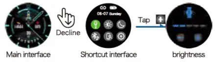 Shenzhen Nakinmi Smart Technology MV60 Smart Watch - Set interface 1