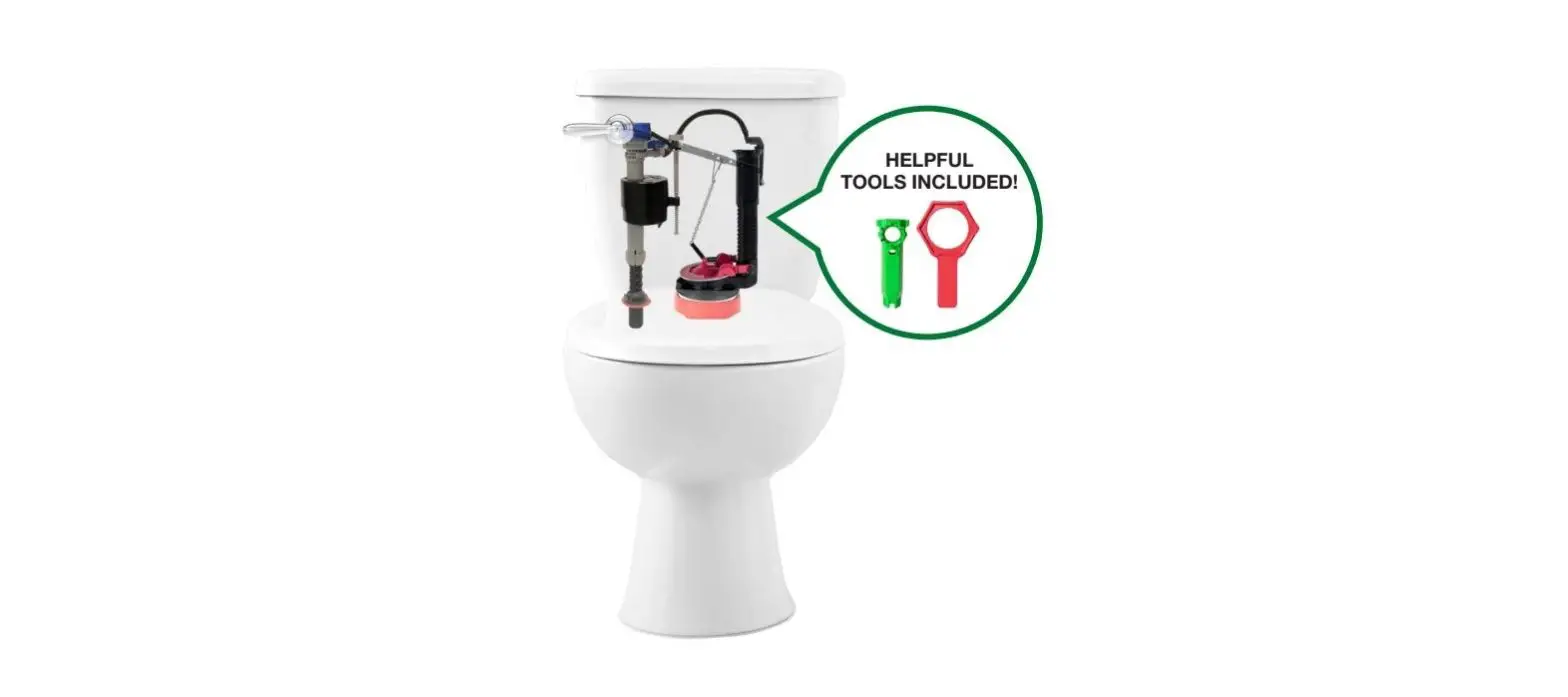 Fluidmaster K-400h-038 3 Inch Toilet Tank Repair Kit Installation Guide
