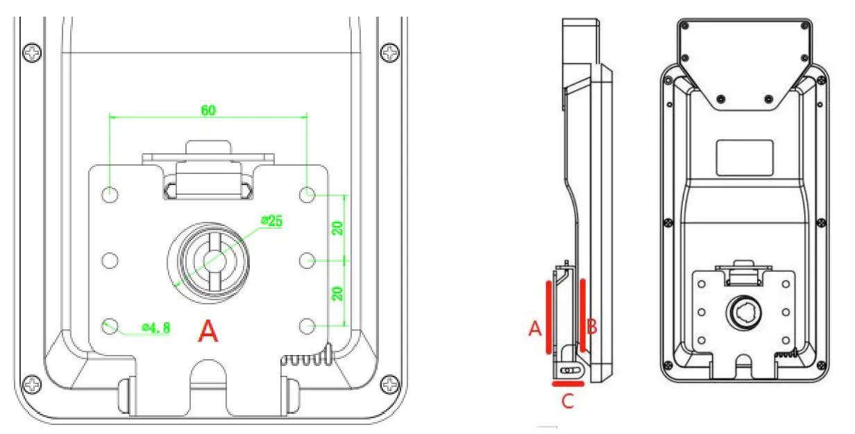 Edmax Technology STC07 Face Recognition Temperature Measuring Terminal - Wall-mounted
