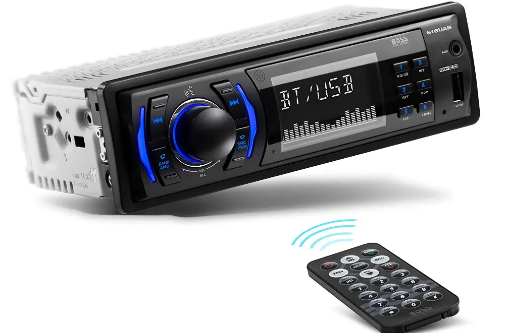 BOSS-Audio-Systems-616UAB-Multimedia-Car-Stereo-Single-Din-LCD -luetooth-Audio-image
