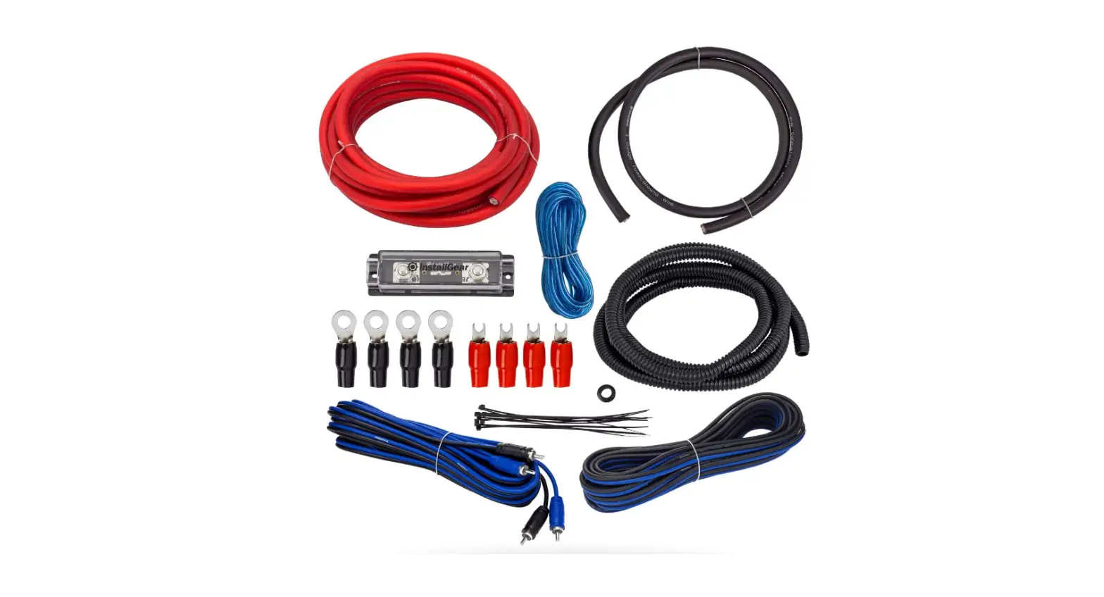 Installgear 4 Gauge Complete Amp Kit Amplifier Installation Wiring Wire-complete Features/instruction Manual