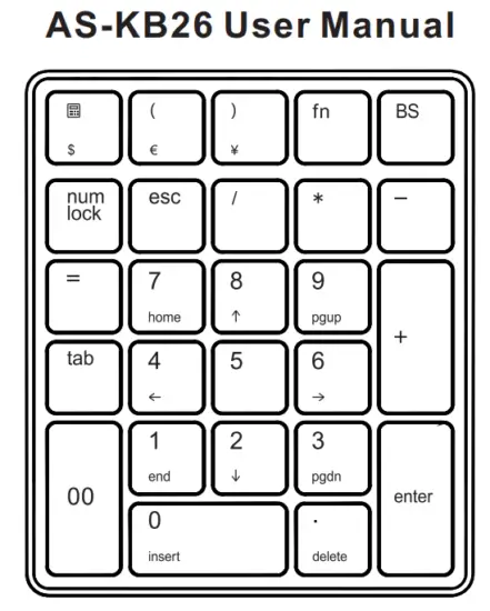 ahpoon AS KB26 Numpad