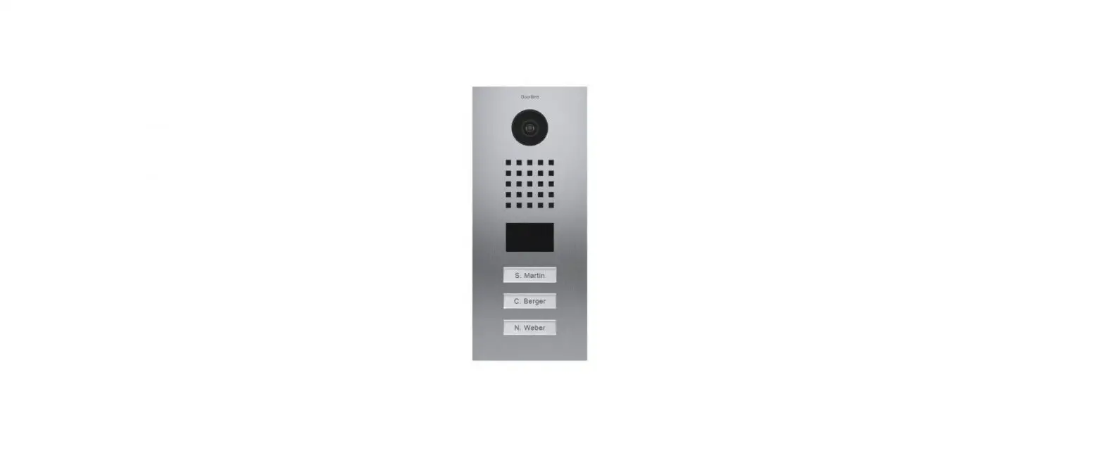 Doorbird D21x Call Buttons Installation Guide Doorbird D21x Call Buttons Installation Guide
